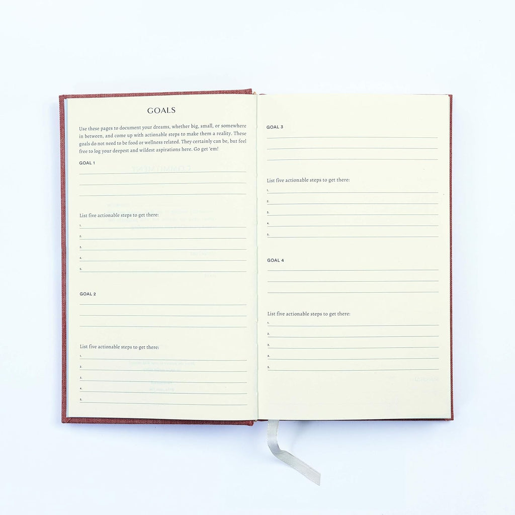 The Well Journal: A guided journal for mindful eating and a better life