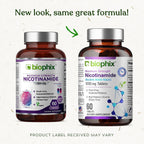 biophix B-3 Niacinamide 1000 mg 60 Tablets Sustained Release - No-Flush