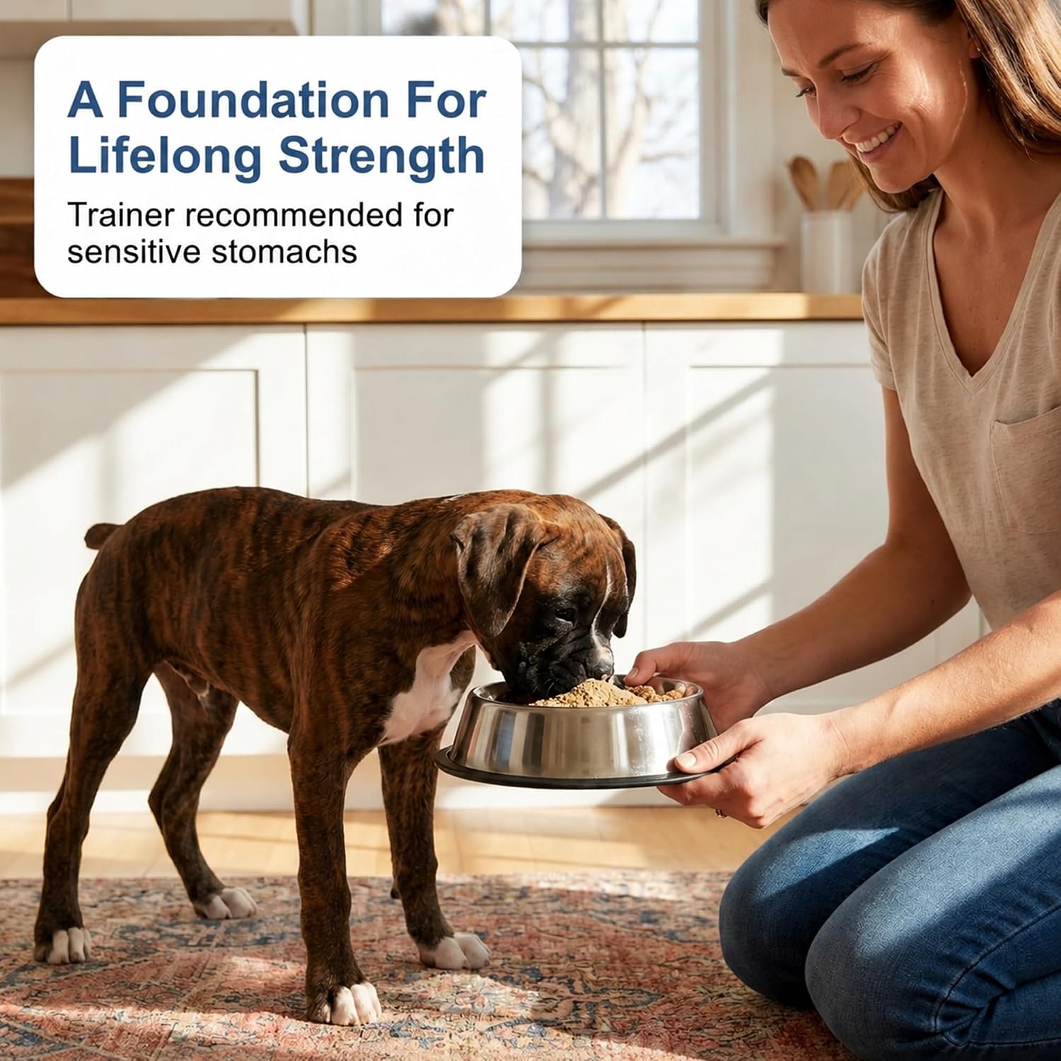 CPN Structure Suplemento para Cachorros y Perras Gestantes con DHA – Apoya el Desarrollo Cognitivo, Muscular y Óseo – Proteína de Huevo y Leche, Probióticos, Enzimas y Omega 3 (907 g)