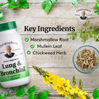 Dr. Christopher's Lung and Bronchial - 450 mg - 100 Cápsulas Vegetarianas