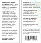 Replesta 50,000 IU Vitamina D3 (Colecalciferol) - Comprimidos Masticables Semanales Sabor Naranja - 8 Unidades