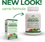Country Farms Super Greens Vegicaps - 32 Superalimentos en Cápsulas Vegetales, 60 Cápsulas (30 Días)