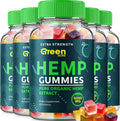 Green Acre Gominolas de Cáñamo - Con Extracto de Semilla, Suplemento Herbal, 300 Gominolas (5 Paquetes)