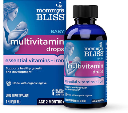 Mommy's Bliss Multivitamínico para bebés + – Apoyo al sistema inmunitario: la vitamina C contribuye al – Image 1