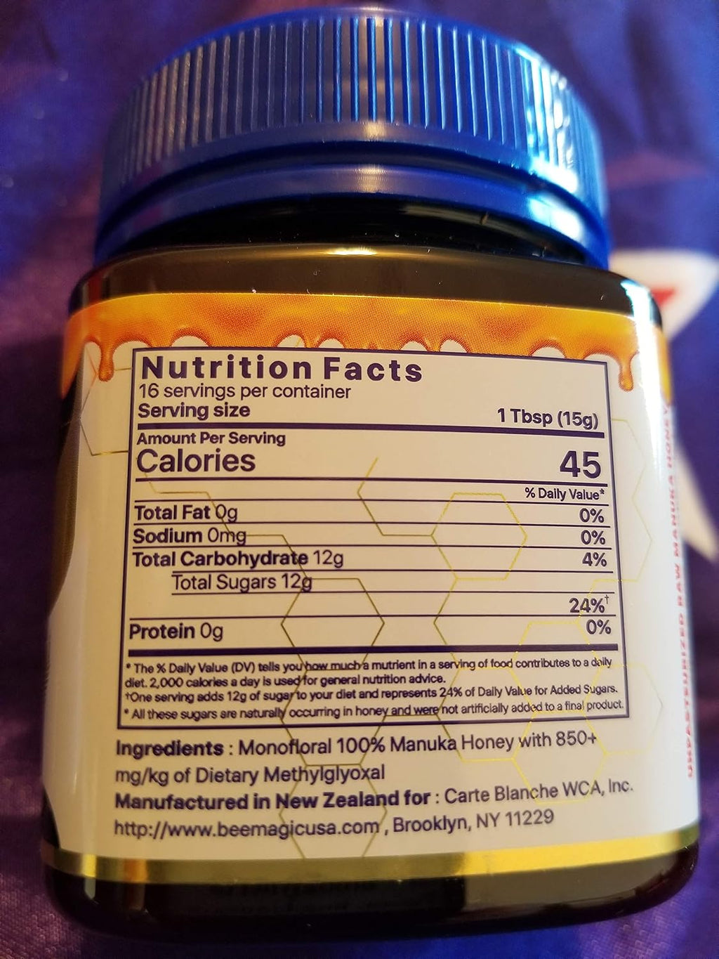 Bee Magic Manuka Honey MGO550+ (250g)