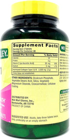 Colágeno Spring Valley 1000 mg por comprimido, con vitamina C, tipo 1 y 3, 120 comprimidos