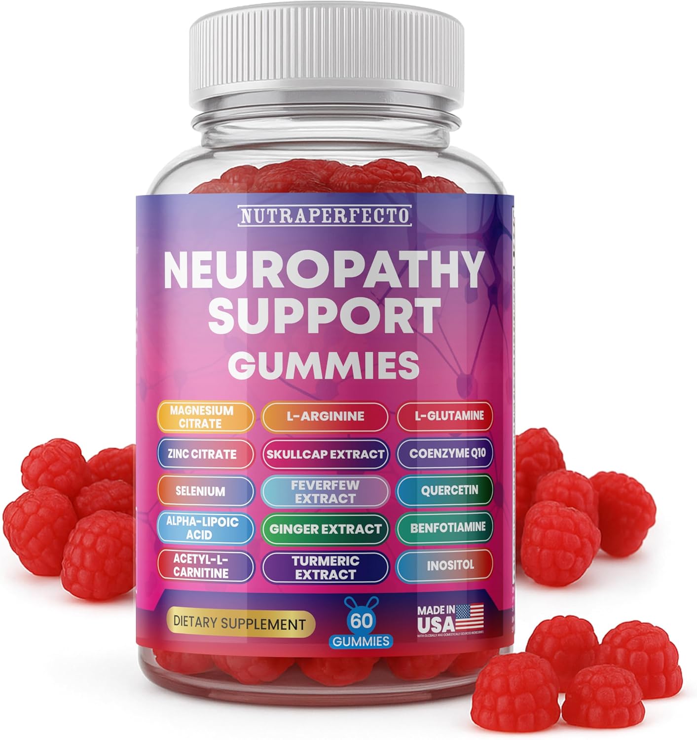 NutraPerfecto Gominolas Sin Azúcar para Apoyo Nervioso