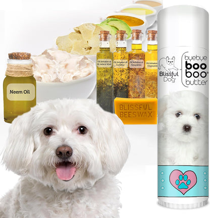 The Blissful Dog .50 oz Tube Maltese Booboo – Aceites de oliva, ricino, aguacate, almendra, coco y argán: ricos en – Image 2