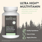 Mountain Peak Nutritionals Ultra High Multivitamin (180 Cápsulas Vegetales)