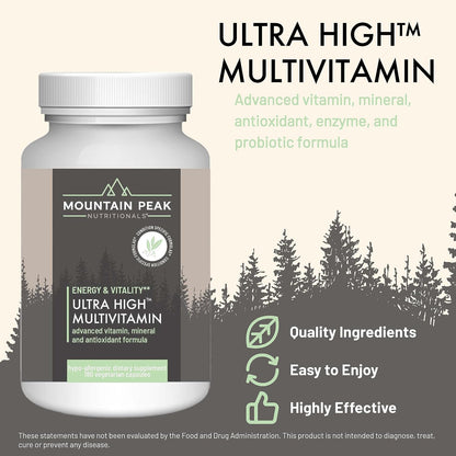Mountain Peak Nutritionals Ultra High – Vitamina D: contribuye a la absorción y utilización normal del calcio y el – Image 2