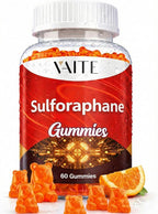 Sulforaphane Glucosinolate Supplement 100mg – Gominolas de Extracto de Semilla de Brócoli, Apoyo Antioxidante, Bienestar General, Energía, Apoyo Inmunitario, No Transgénico, Sin Gluten, para Hombres y Mujeres, 60 Gominolas