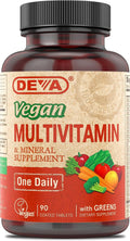 Deva Vegan Multivitamin & Mineral - 90 Coated Tablets