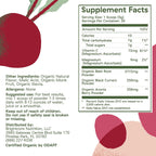 Brightcore Nutrition BrightBeets Polvo de Remolacha, Sabor Manzana Roja, 150 Gramos, 30 Porciones