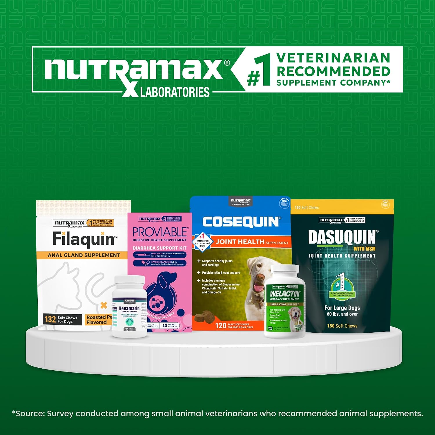 Nutramax Welactin Omega 3 para Perros - 120 Cápsulas blandas