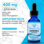 Absonutrix Huperzine-A Líquido 400 mcg, 200 Dosis por Envase de 118 ml