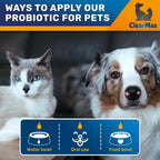 Probióticos Líquidos para Perros y Gatos – 6 Mil Millones de UFC – Con Enzimas Digestivas – 2 oz