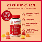 SmartyPants Plus Multi & Omegas Multivitamínico en Gominolas para Hombres y Mujeres – 90 Gominolas (30 Días)