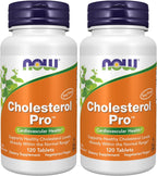 NOW Foods Cholesterol Pro™ con Bergamonte™ y Esteroles Vegetales, 120 Comprimidos
