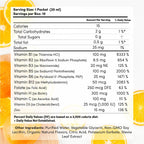 Aurora Nutrascience Mega-Liposomal B-Complex + Vitamina C – 10 Sobres Individuales, Naranja