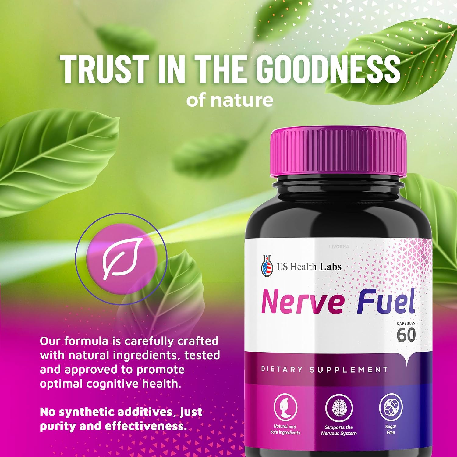 Nerve Fuel Cápsulas - Pack de 3 (180 Cápsulas)