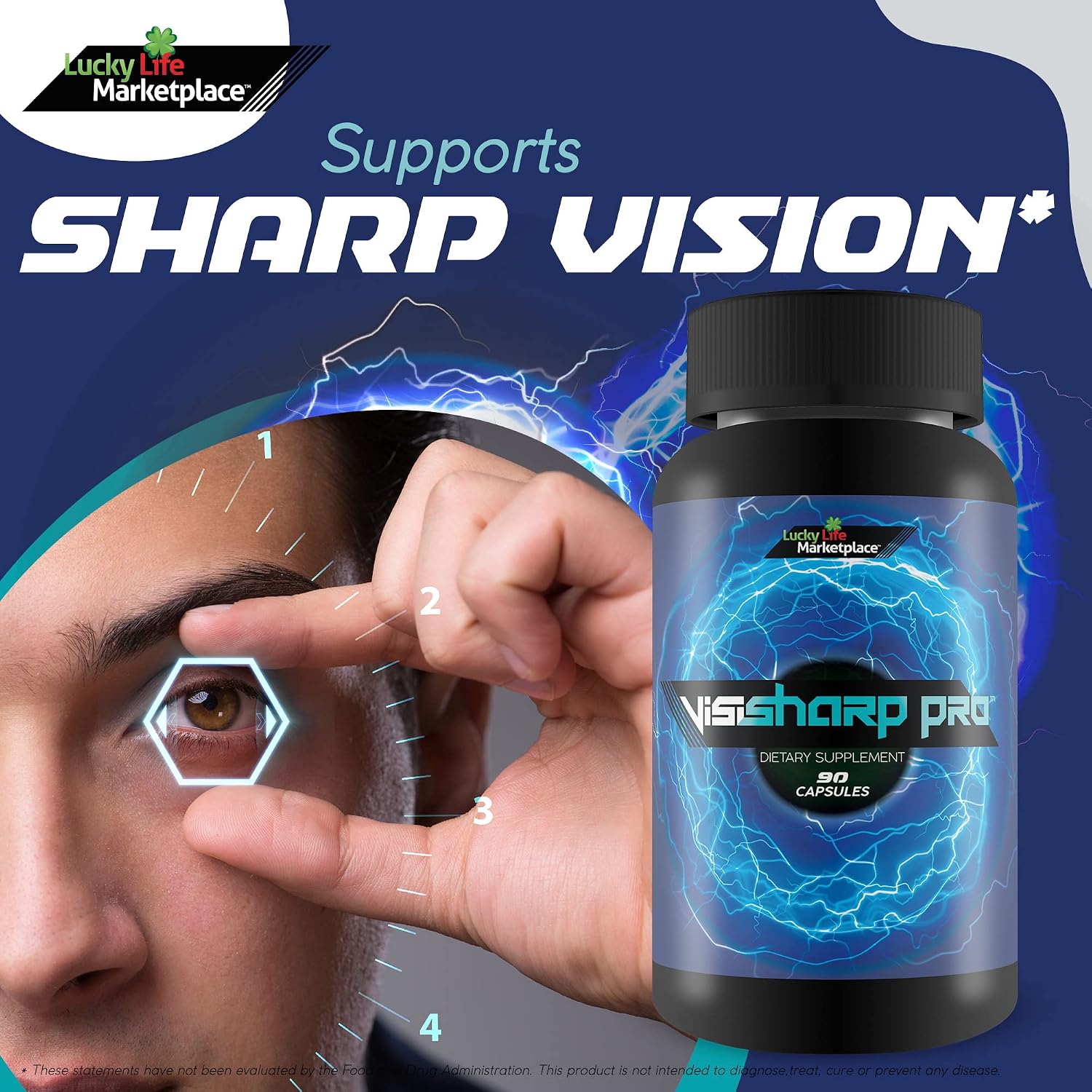 Visi Sharp Pro - Suplemento Natural para la Visión y la Agudeza Visual