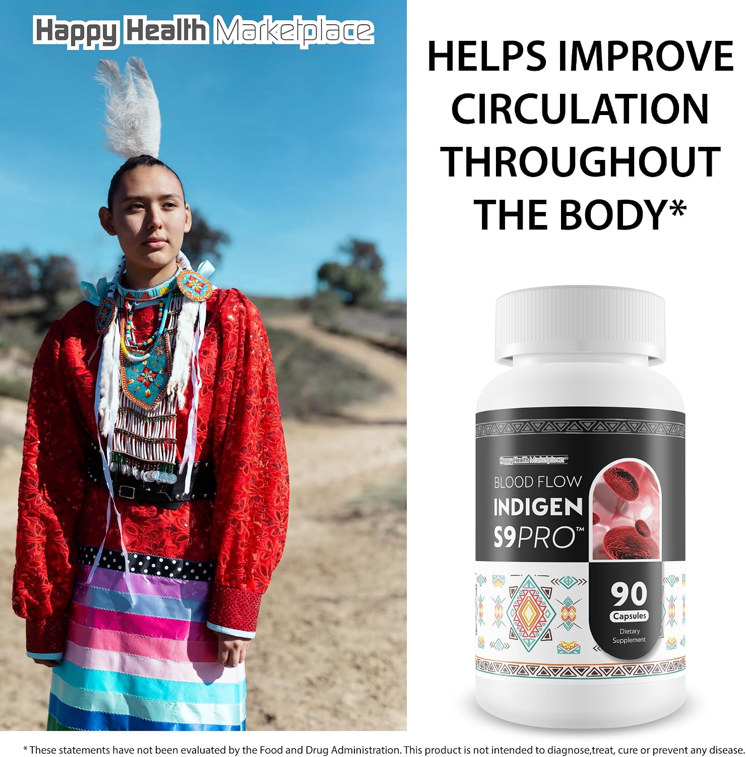 Blood Flow Indigen S9 Pro - Suplemento para la Circulación Sanguínea