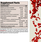 ANDREW LESSMAN Vitamina B12 500 mcg - 180 Cápsulas - Metilcobalamina Natural con Complejo B