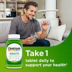 Centrum Multivitamínico Adultos Completo con Vitaminas, Minerales, Antioxidantes, Zinc, Vitamina D3 y Vitaminas B - 200 Comprimidos