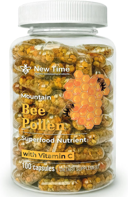 Cápsulas de Polen de Abeja Orgánico – Complemento para Energía y Vitalidad – Image 1