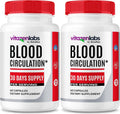(2 Pack) Vitazenlabs Blood Support Plus, Fórmula de Máxima Potencia para Mantener Niveles Saludables, Fórmula Natural para Apoyar la Salud y el Bienestar General (120 Cápsulas)