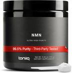 Toniiq Ultra High Purity NMN Powder - 100 Gramos - 99,5% de Pureza - Alta Biodisponibilidad - Fórmula Estabilizada - Suplemento de Nicotinamida Mononucleótido en Polvo