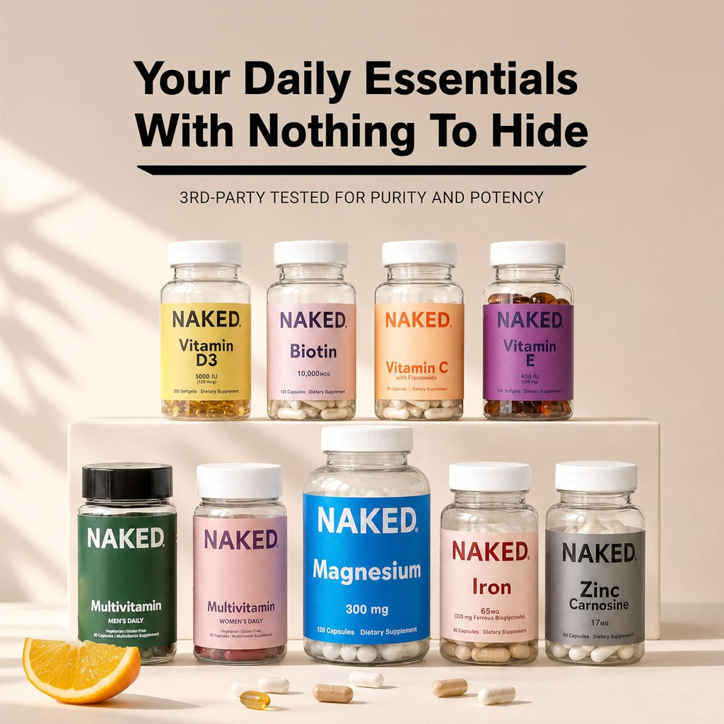 NAKED Nutrition Women's Multi - Multivitamínico Diario para Mujeres - 60 Cápsulas