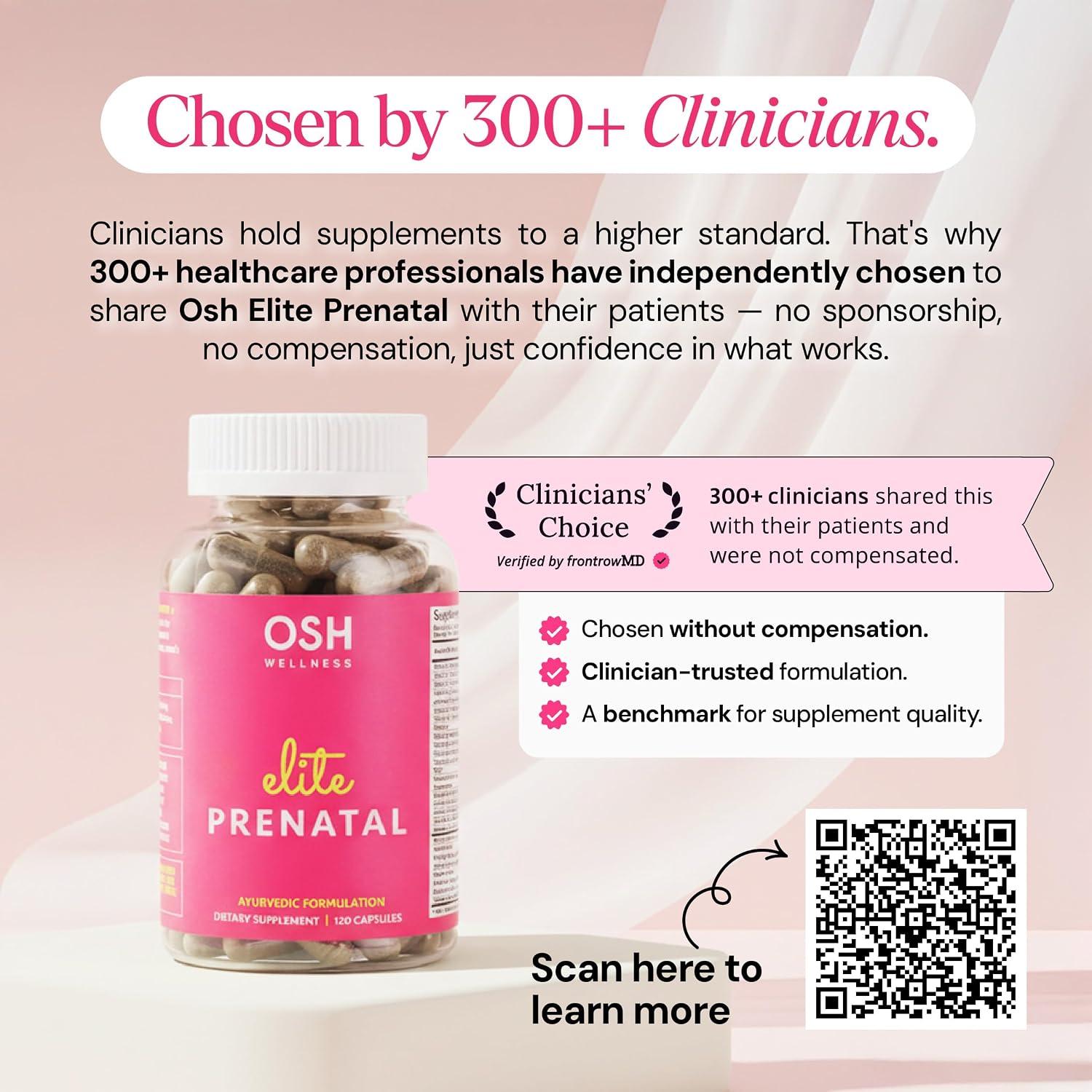 Vitaminas Prenatales Ayurvédicas Elite con Folato, Colina, Hierro y Yodo - Freshly Moms