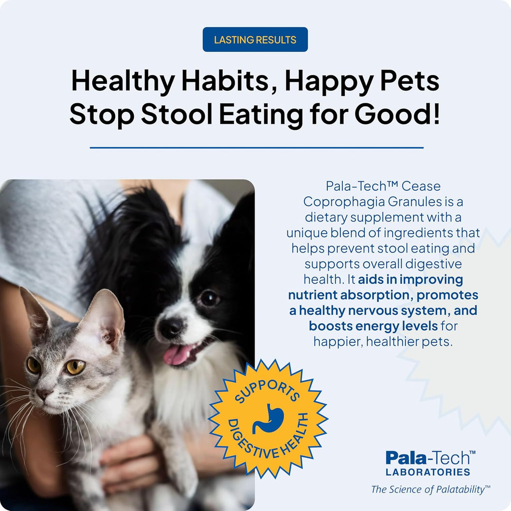 Pala-Tech Cease Coprophagia Granules - Stool Eating Deterrent for Dogs - 450 g