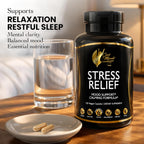 Cocó March N.M.D Stress Relief Support Supplement – Magnesium & B Vitamins Blend with Ashwagandha, Supports Stress Response, Sleep Cycle, Cognitive & Nerve Health – Gluten Free, Vegan – 120 Capsules