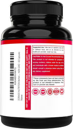 Suplemento de Berberina 500mg por Dosis (60 Cápsulas) - Berberina HCL para la Salud Digestiva
