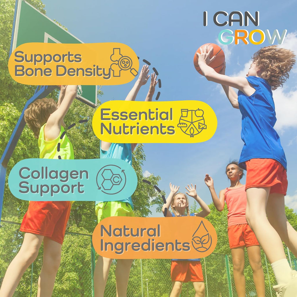 Fawelo I Can Grow (Pack de 2) - para Niños 10+ y Adolescentes | Desarrollo Natural | Huesos, Músculos y Articulaciones | Salud Inmune