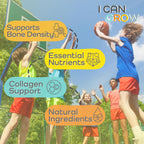 Fawelo I Can Grow (Pack de 2) - para Niños 10+ y Adolescentes | Desarrollo Natural | Huesos, Músculos y Articulaciones | Salud Inmune