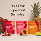 Reprise Jujube Seeds in Daily Gummies, 300 mg Full-Spectrum Jujube Seeds, Vegan, Gelatin Free, Peach Flavored, 40 Gummies