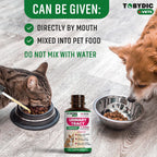 Tratamiento para Infecciones Urinarias en Gatos y Perros con Arándano Rojo y D-Manosa - Suplemento Natural para ITU - Salud Renal y de Vejiga