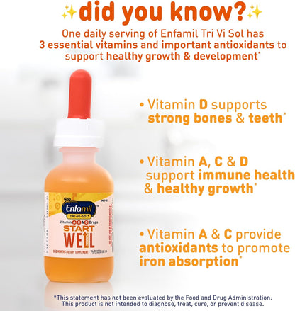 Enfamil Tri-Vi-Sol Gotas Multivitamínicas – Vitamina D: crucial para la salud ósea y la función inmunitaria, – Image 3