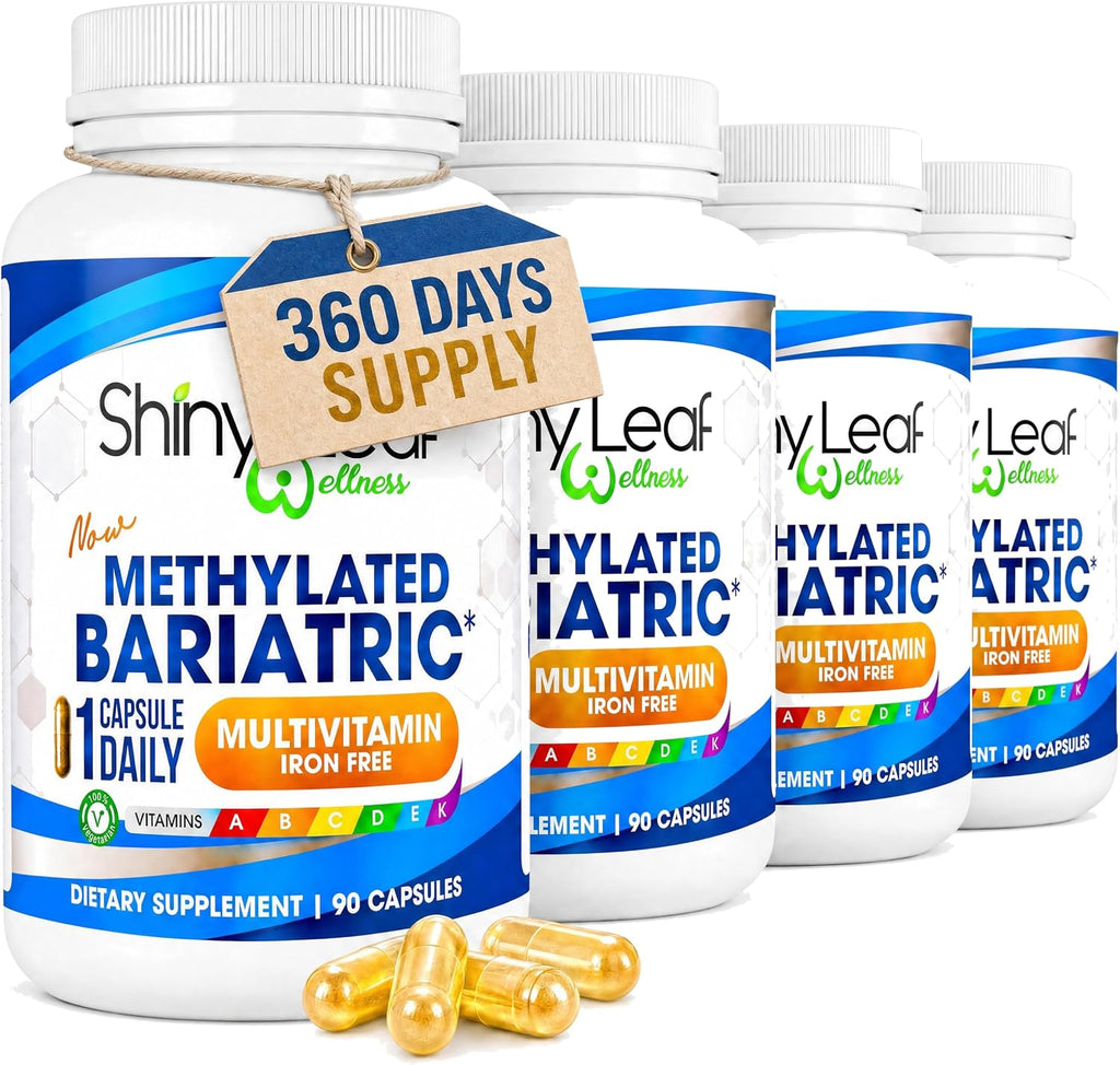 Shiny Leaf Multivitamínico Bariátrico Sin Hierro - 360 Cápsulas