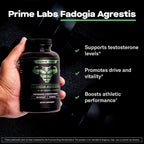Prime Labs Fadogia Agrestis para Hombres - 600mg por Ración - 180 Cápsulas (90 Días)