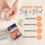 Bio360 Cognitive Support, 30 Suplementos Veganos