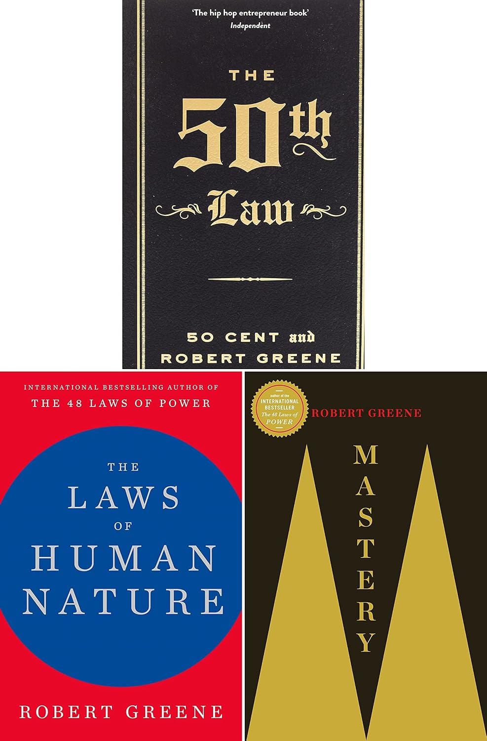 Robert Greene Complete 7 books collection (The 48 Laws of Power; The Laws of Human Nature; The Art of Seduction; Mastery; The 33 Strategies of War; The 50th Law and The Daily Laws)