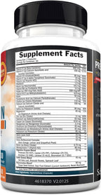 Multivitamínico para Hombres con Vitamina C, A, B, D3, E y Zinc - 60 Comprimidos