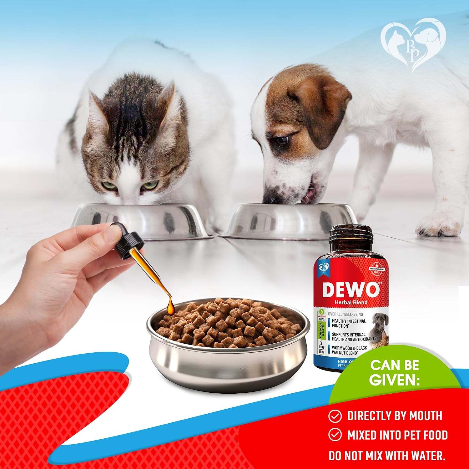 Defensa Intestinal Natural para Perros y Gatos – Limpieza Herbal con Wormwood y Black Walnut