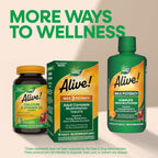 Nature's Way Alive! Max3 Multivitamínico Diario de Alta Potencia, Sin Hierro, 180 Comprimidos