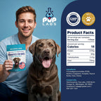 Pup Labs Tummy Essentials Probiotic Chews for Dogs, Supports Gut Health and Firm Stools, 30 Chews