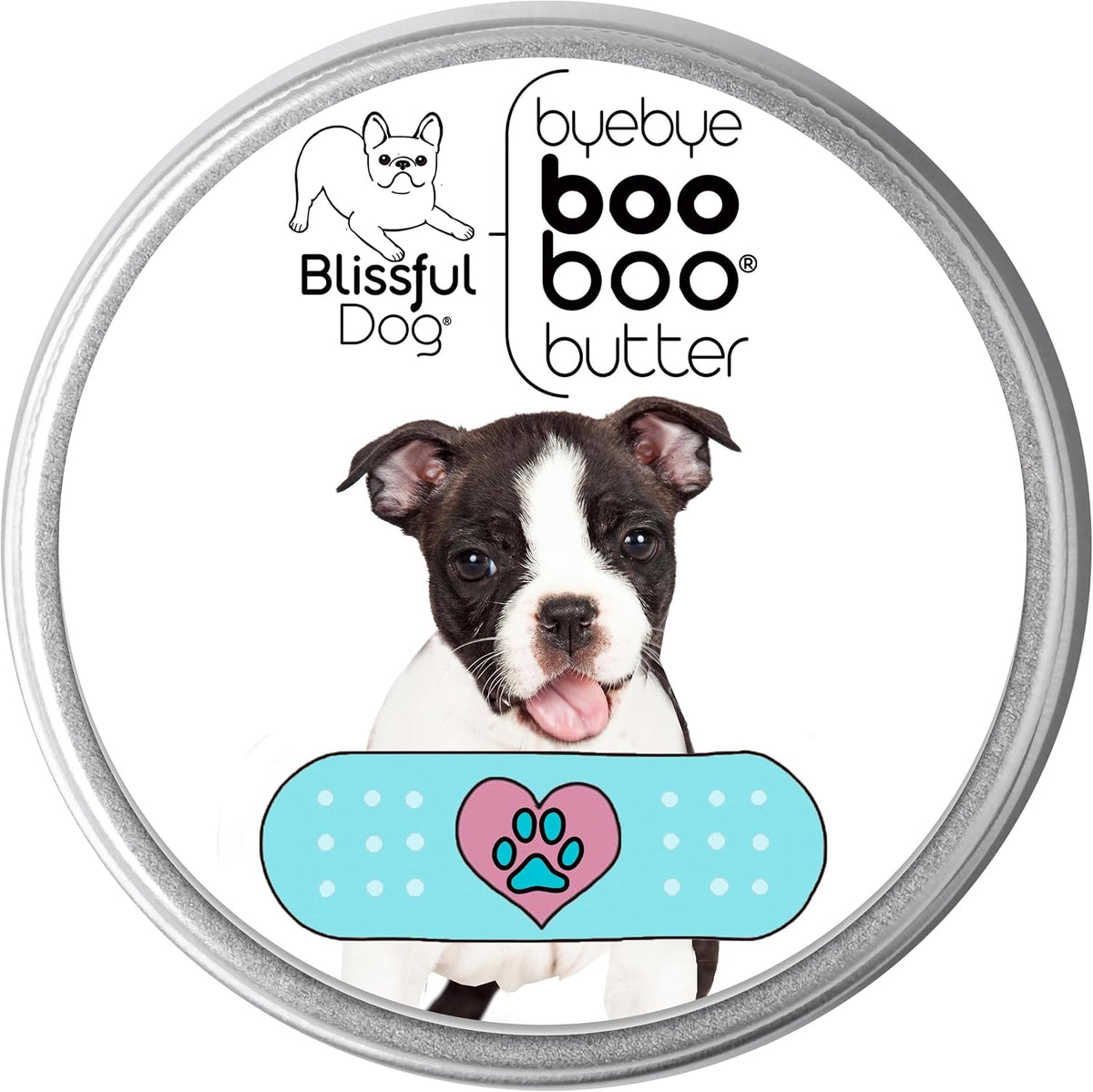 The Blissful Dog Booboo Butter para Boston Terrier (Tarro de 113 g) – Image 1
